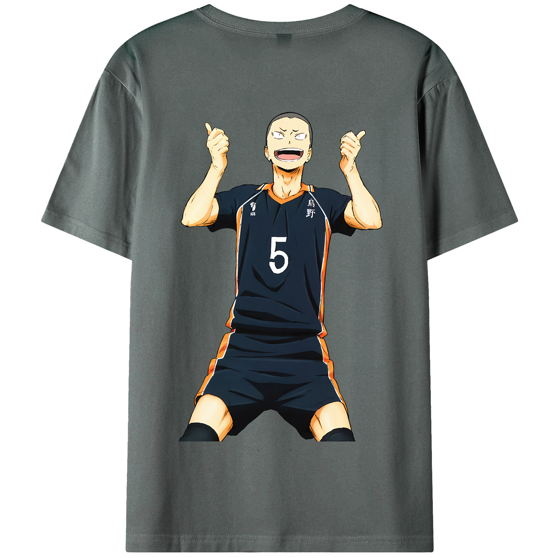 （画像用） ハイキュー!! Haikyu!! 綿100％半袖Tシャツ（背面プリント）
